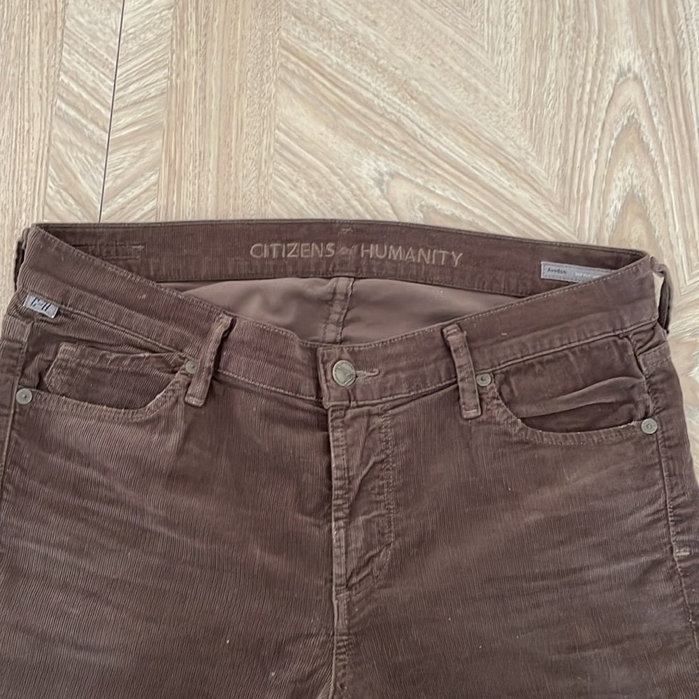 Citizens of Humanity Brown Corduroy Pant - Picture 2 of 7